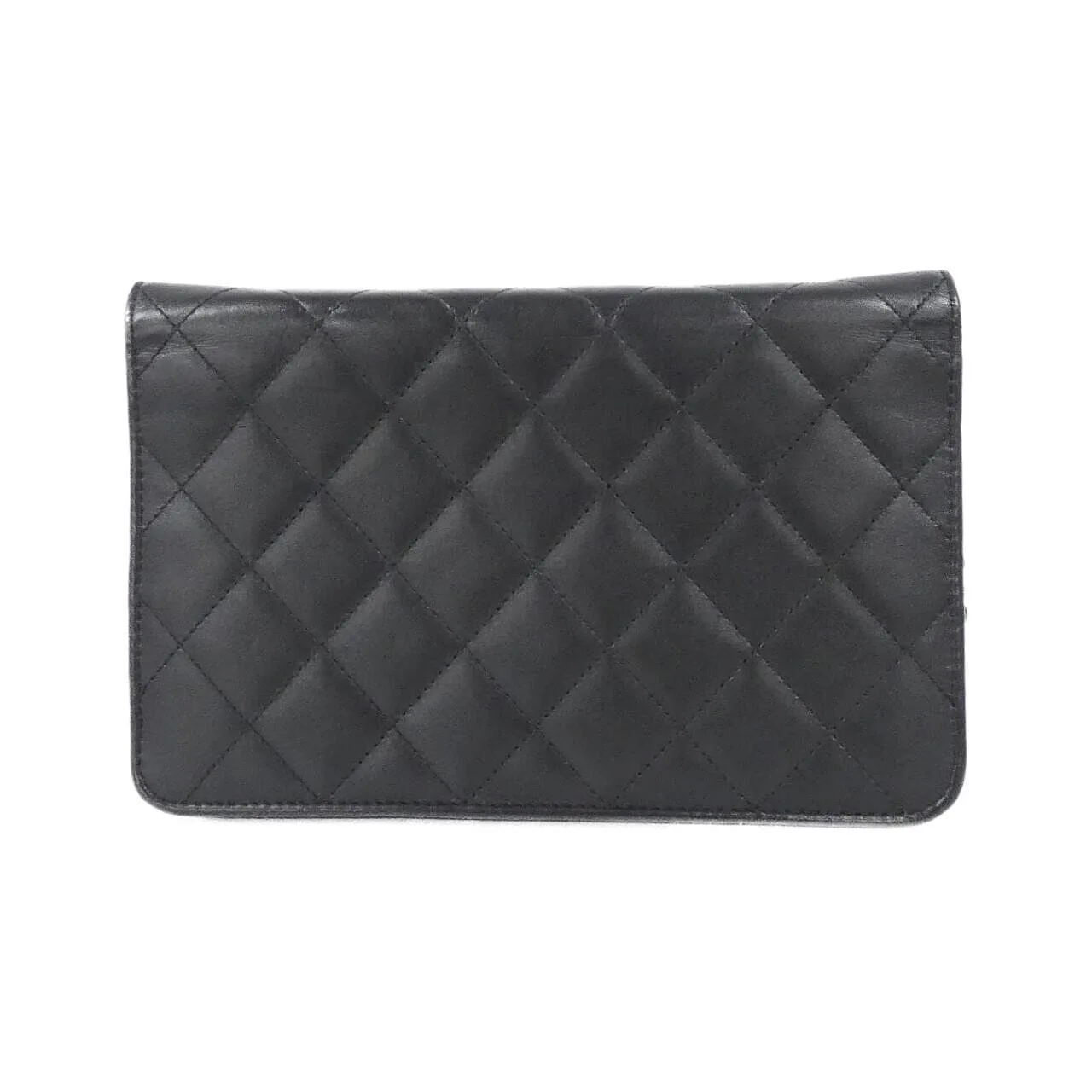 CHANEL Cambon 46646 Wallet Patent Leather Black Patent Leather Rank A - Thumbnail 2