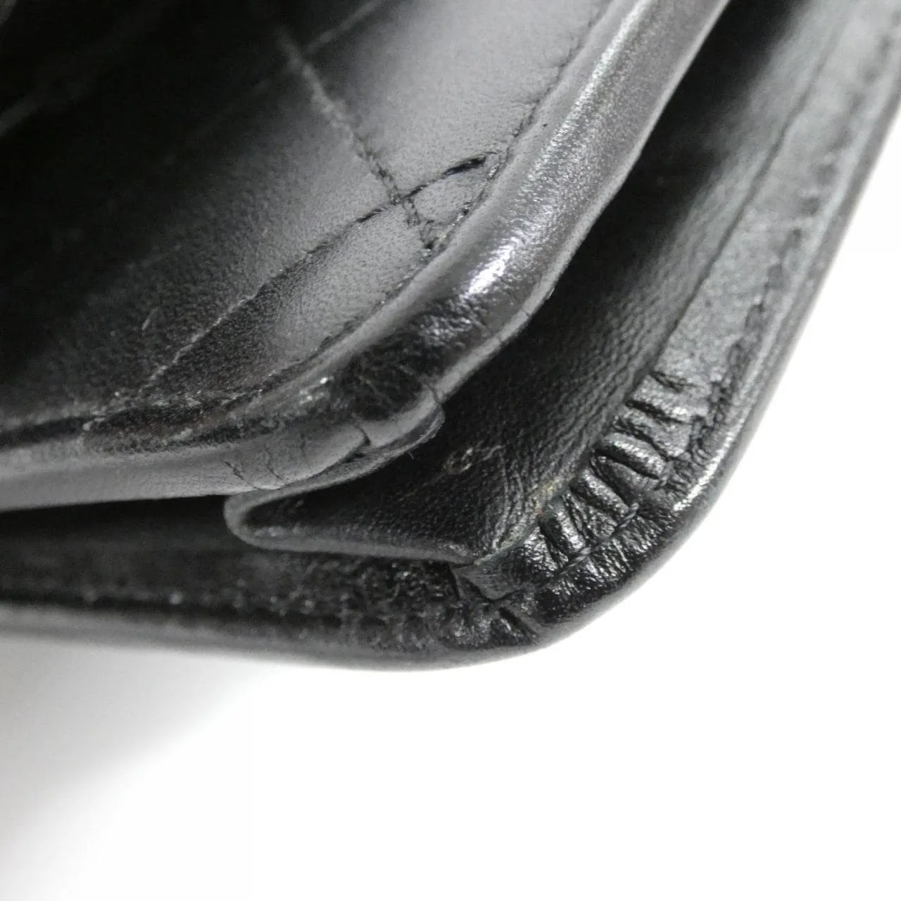 CHANEL Cambon 46646 Wallet Patent Leather Black Patent Leather Rank A - Thumbnail 3