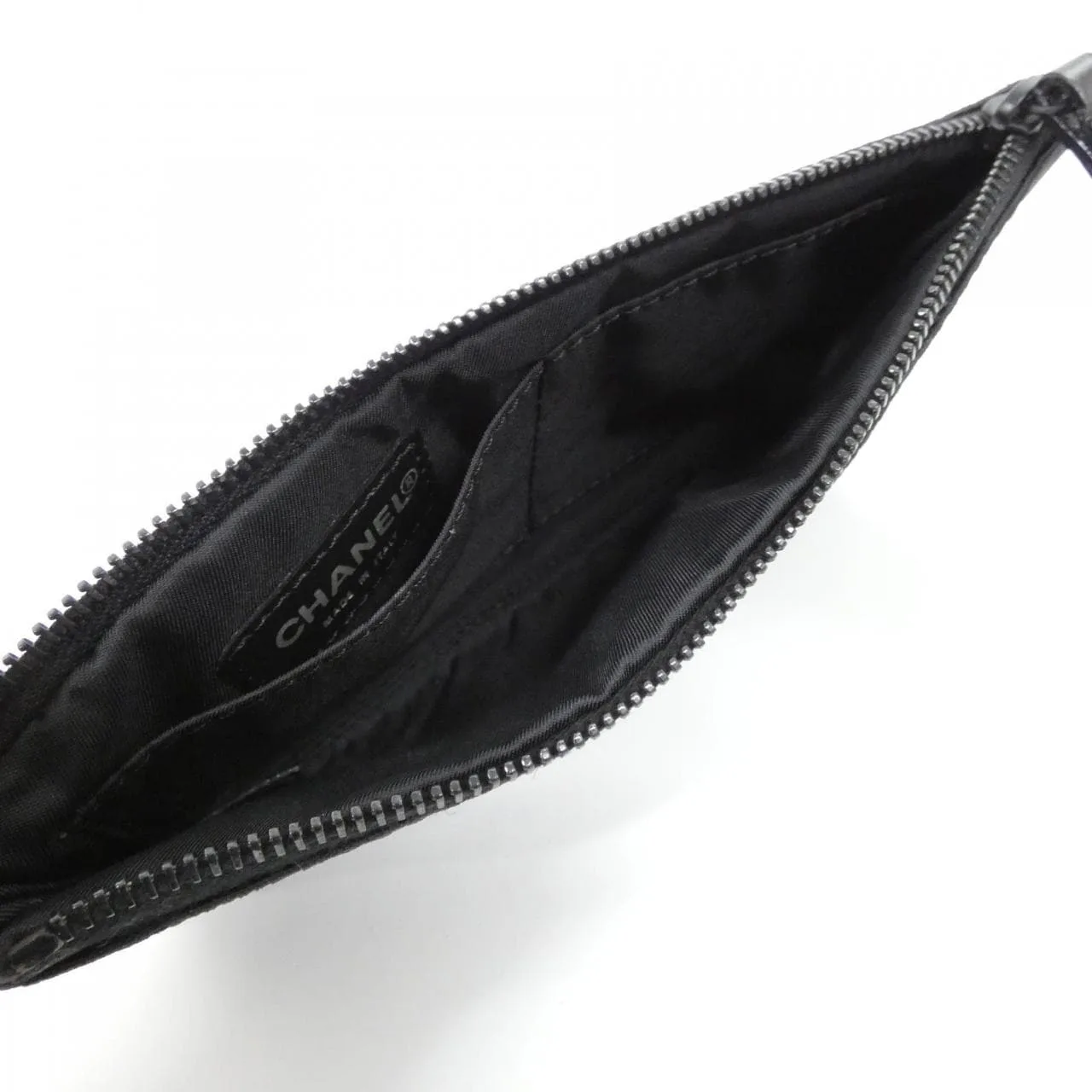CHANEL 17676 Pouch Nylon Black Nylon Rank A - Thumbnail 7