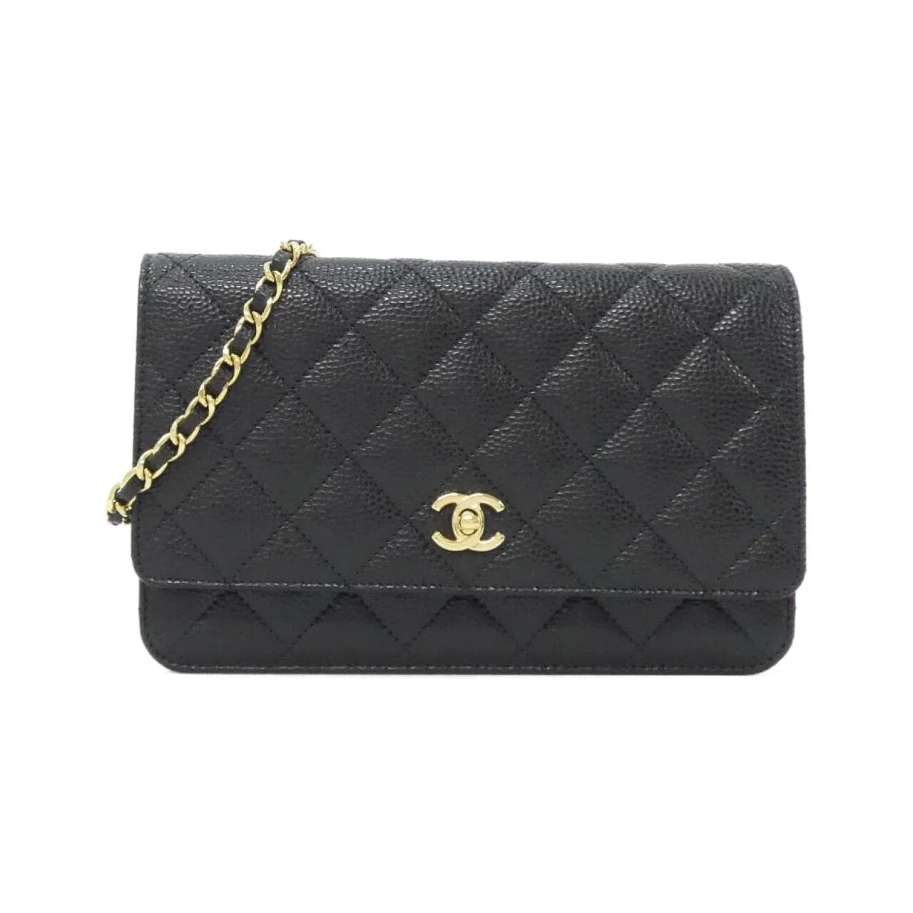 CHANEL AP4241 Wallet Grained Calfskin