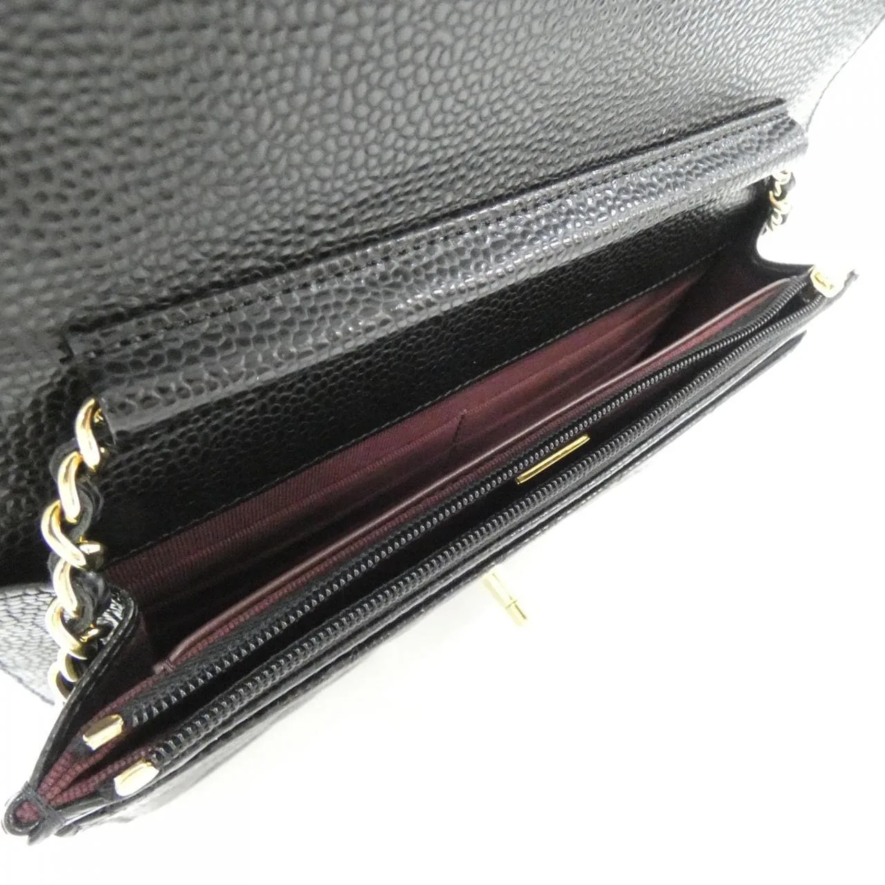 CHANEL AP4241 Wallet Grained Calfskin