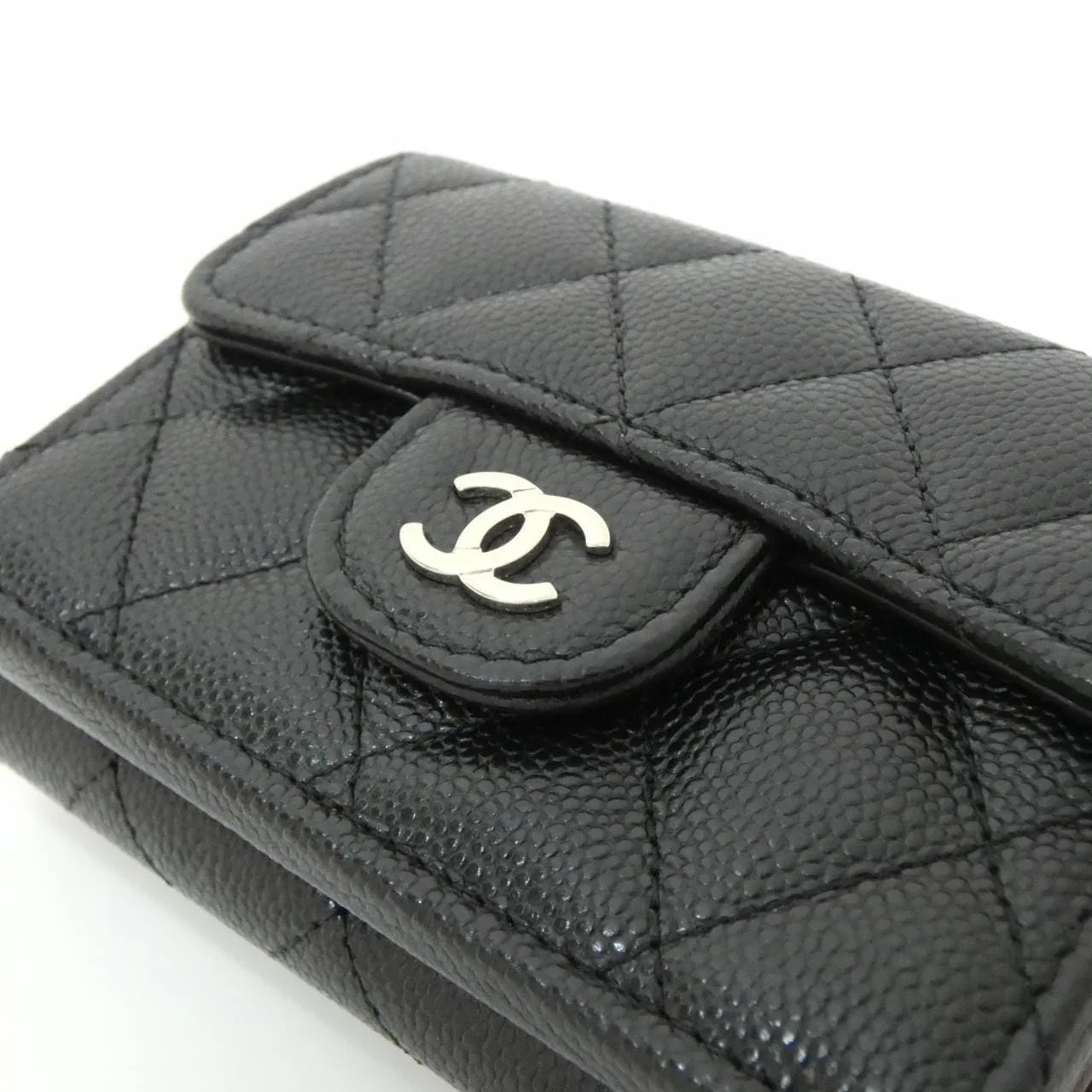 CHANEL Timeless Classic AP0230 Wallet Grained Calfskin Black Grained Calfskin Unused - Thumbnail 3