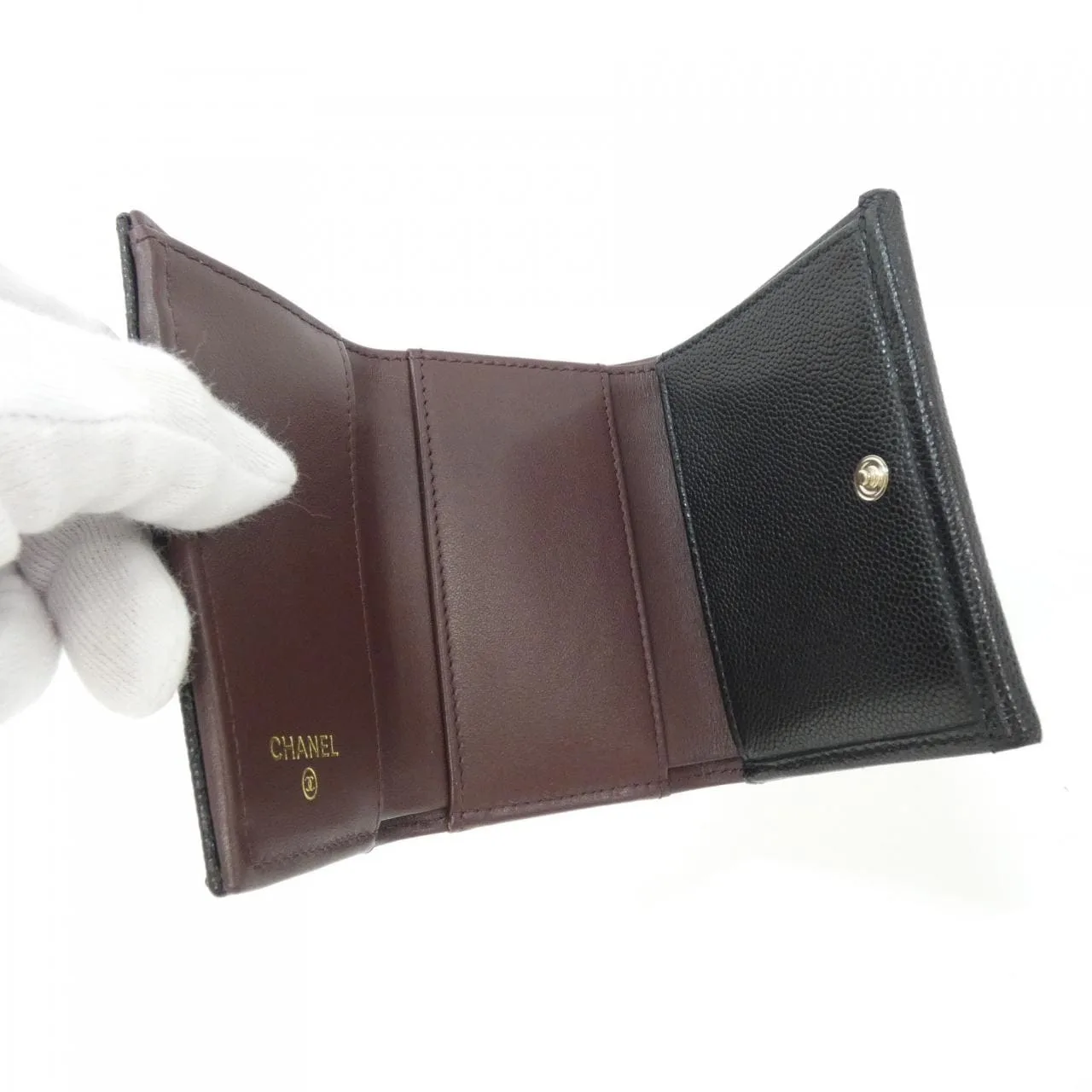 CHANEL Timeless Classic AP0230 Wallet Grained Calfskin Black Grained Calfskin Unused - Thumbnail 4