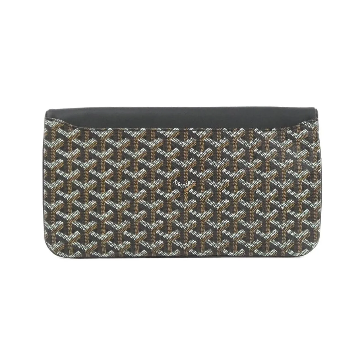 GOYARD Handbag Canvas 黑色 帆布 中古品A - 縮圖 2