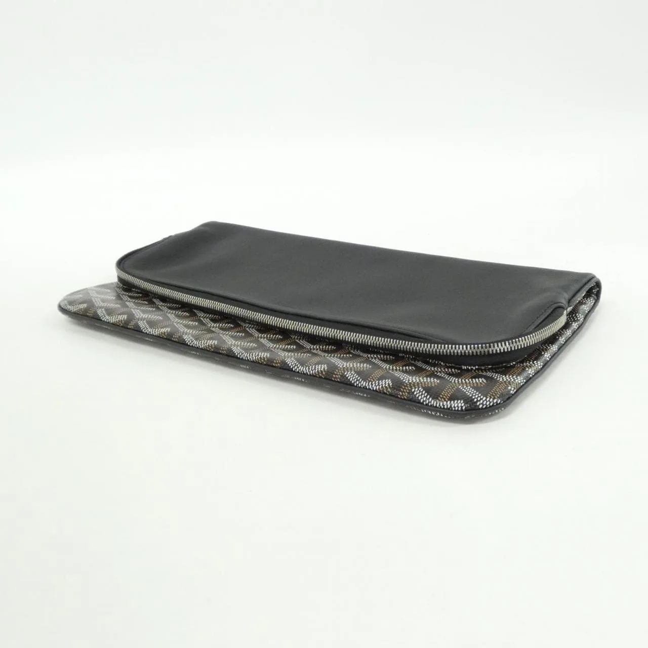 GOYARD Handbag Canvas 黑色 帆布 中古品A - 縮圖 3