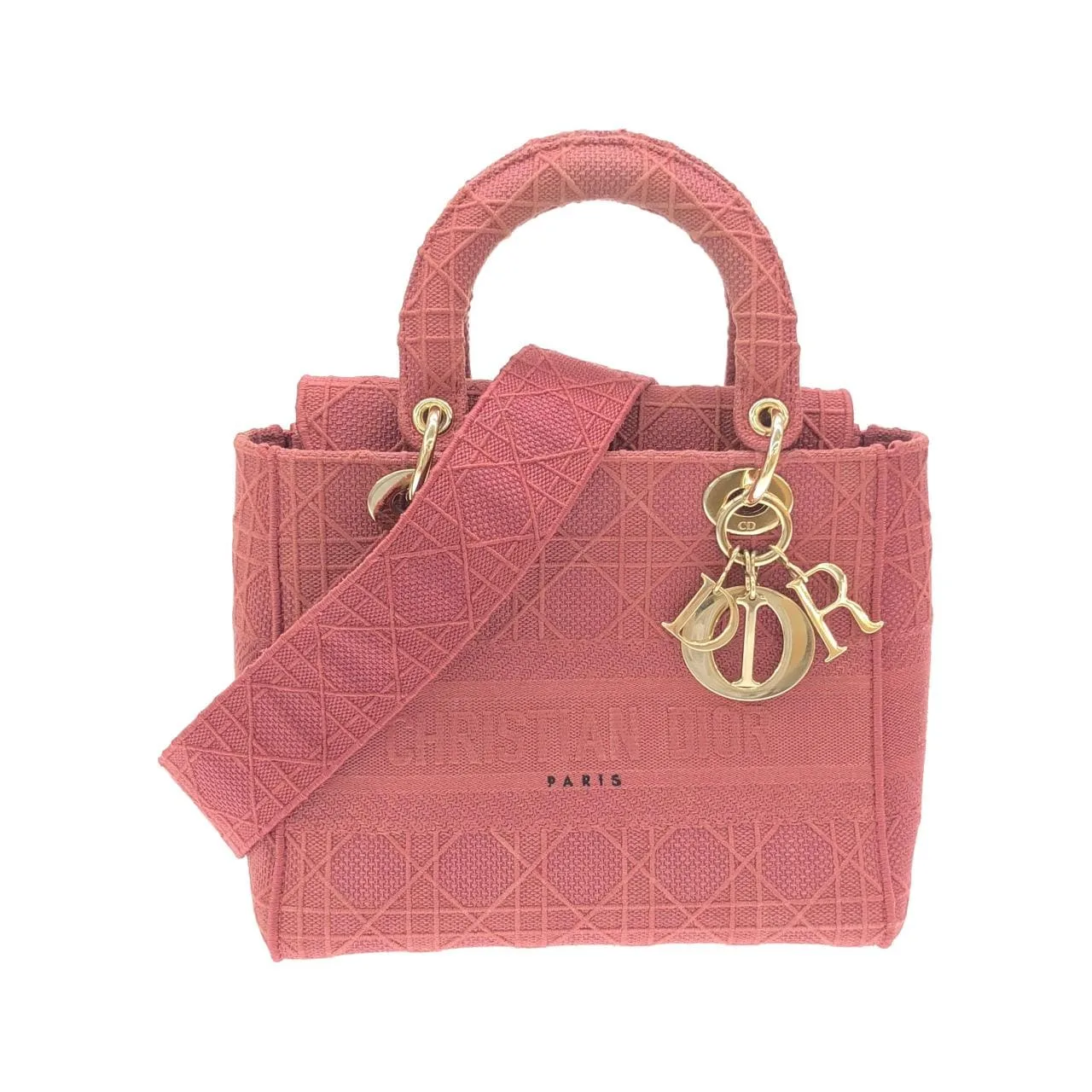 DIOR Lady Dior M0565OREY 手提包 帆布