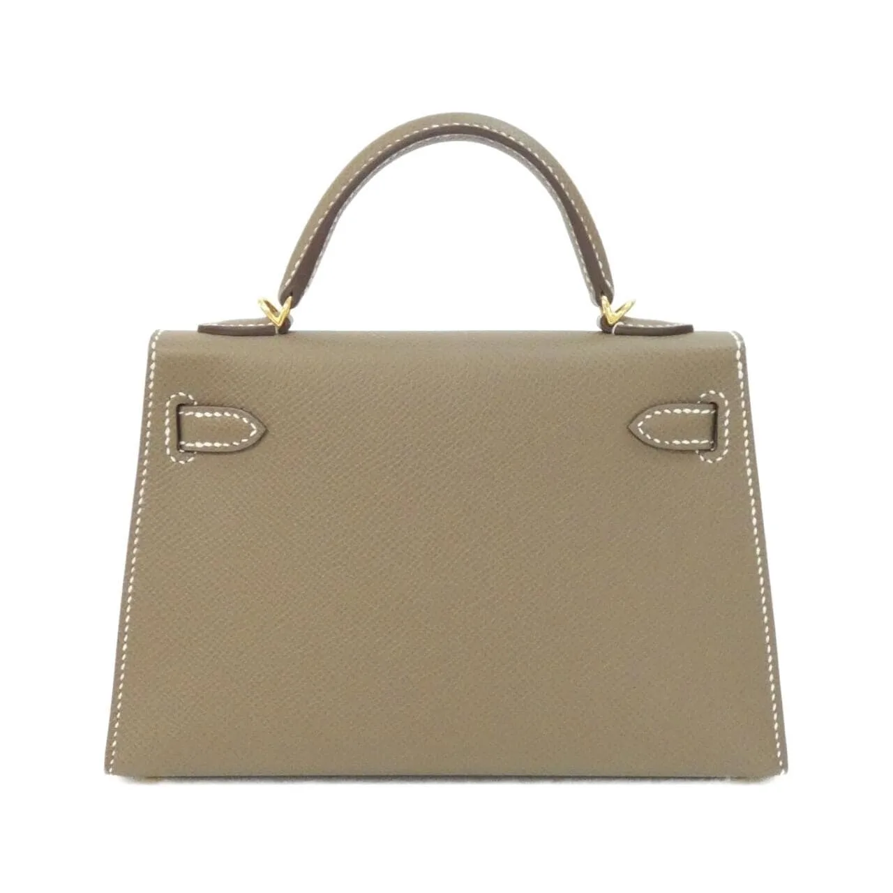 HERMES Kelly 071302CC Handbag Epsom Etoupe Epsom Leather Unused - Thumbnail 2