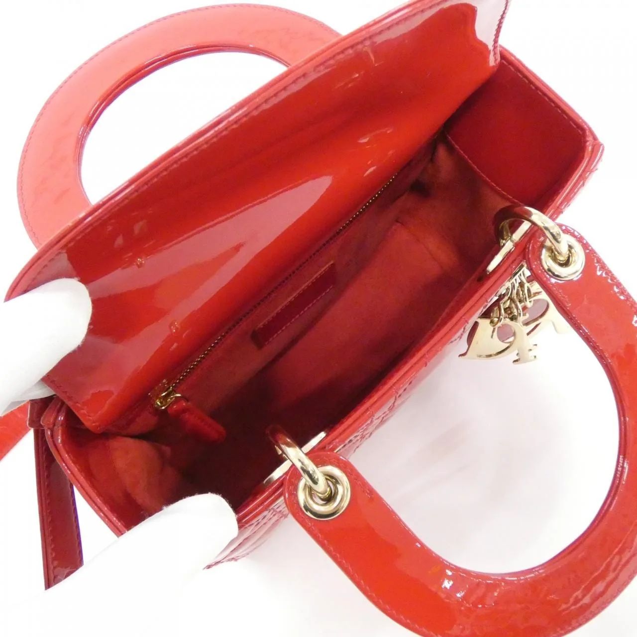 DIOR Lady Dior M0531OWCB Handbag Patent Leather