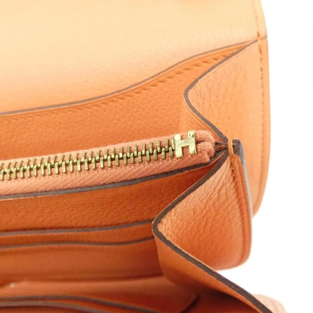 HERMES 067394CC Wallet Black Rank A - Thumbnail 8