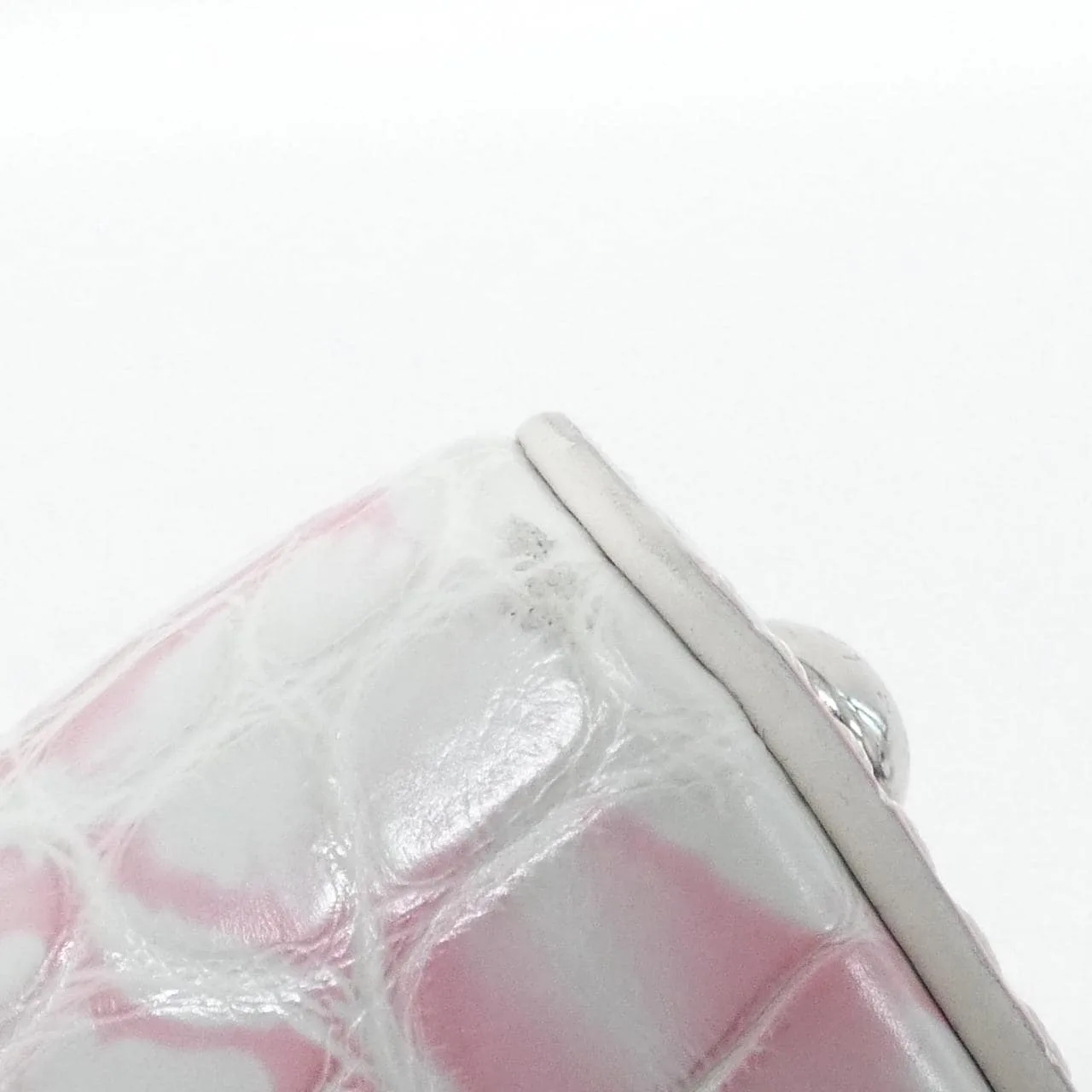 LOUIS VUITTON Handbag Leather White Leather Rank A - Thumbnail 3