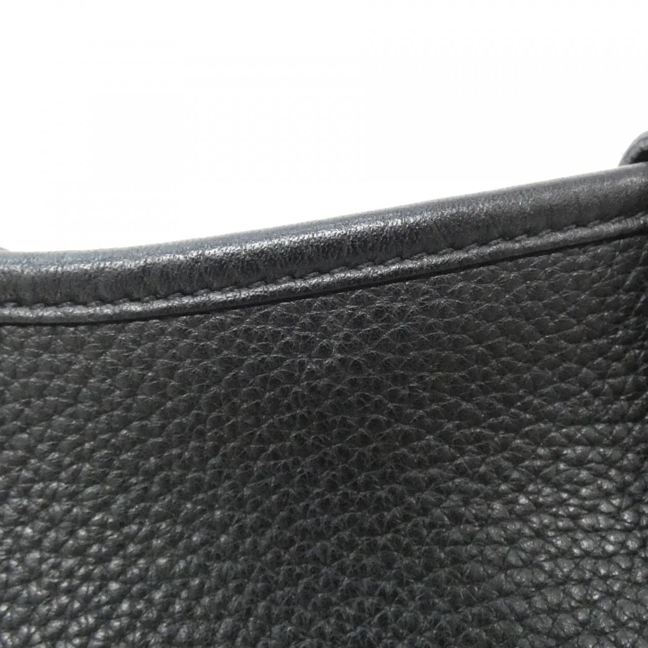 HERMES Evelyne 056277CK Shoulder Clemence Black Clemence Leather Rank A - Thumbnail 4