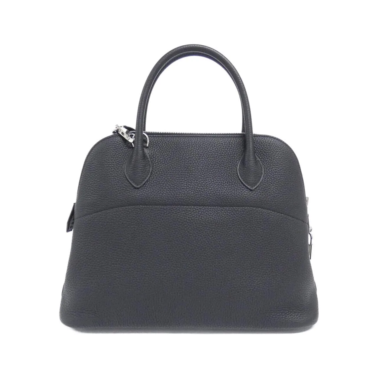 HERMES Bolide 073419CK Handbag Clemence Black Clemence Leather Rank A - Thumbnail 2