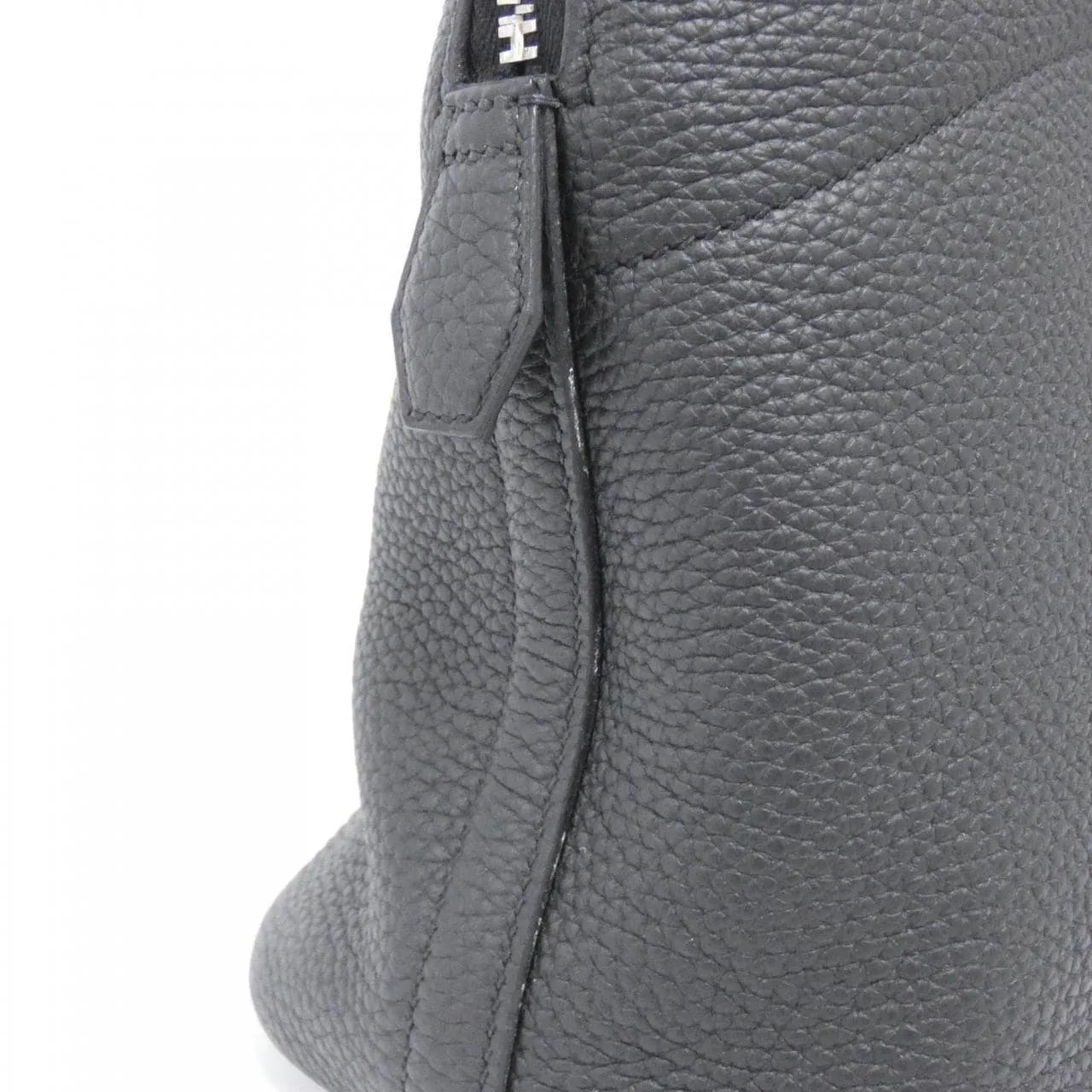 HERMES Bolide 073419CK Handbag Clemence Black Clemence Leather Rank A - Thumbnail 4