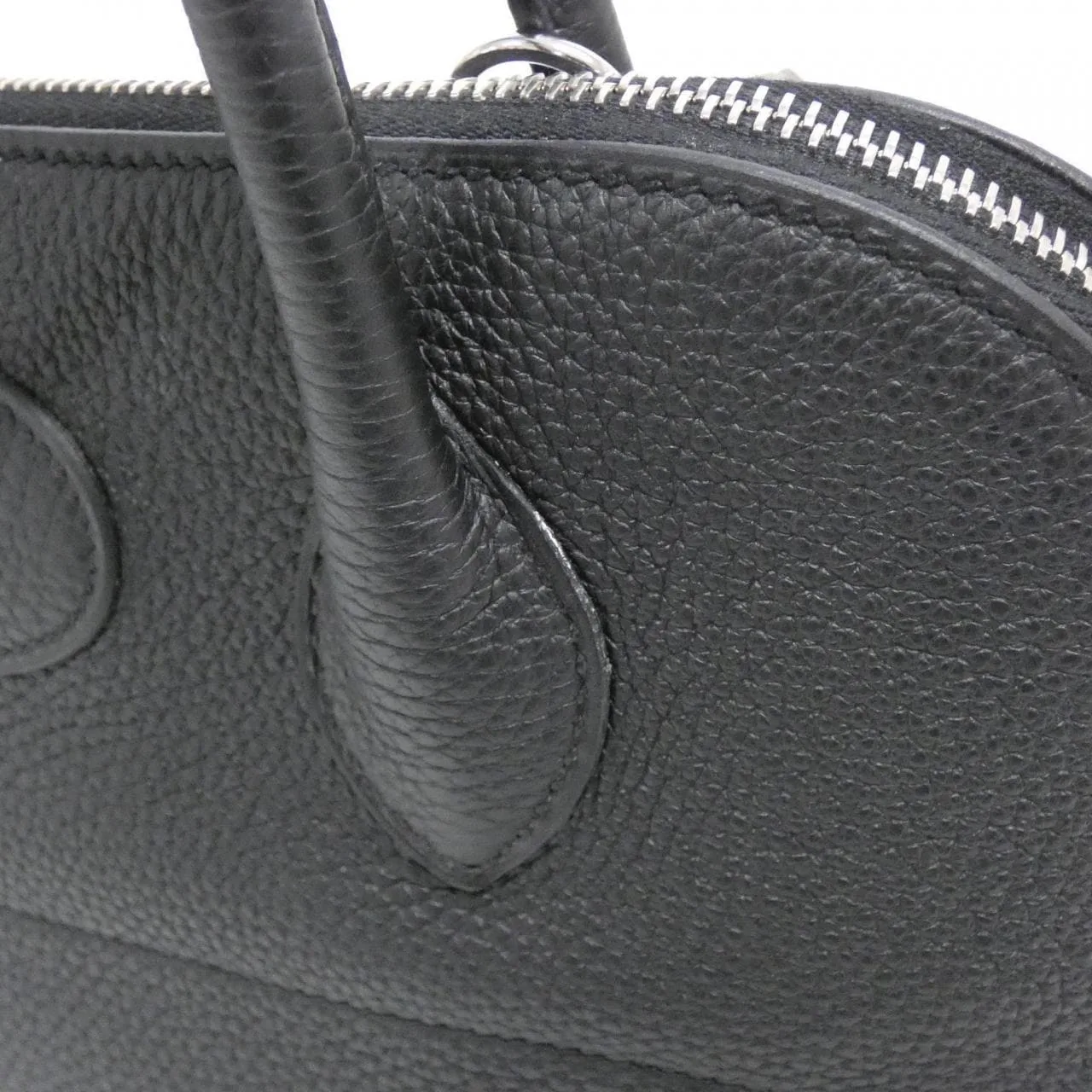HERMES Bolide 073419CK Handbag Clemence Black Clemence Leather Rank A - Thumbnail 6