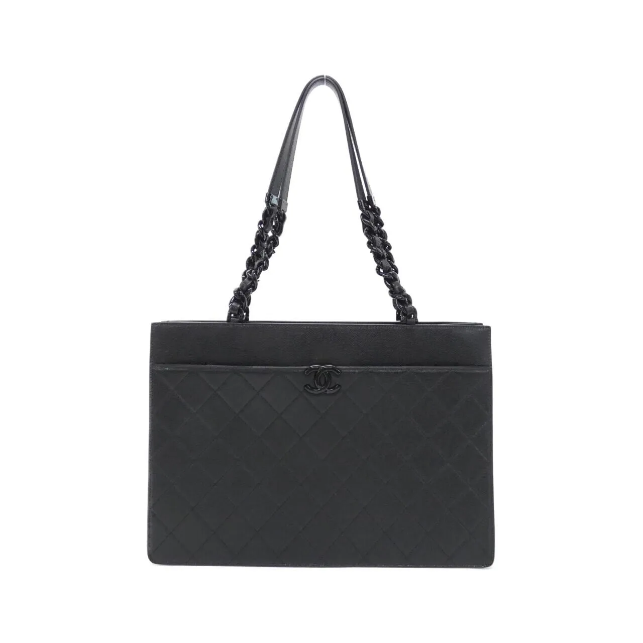 CHANEL AS2304 手提包 荔枝紋牛皮 Black