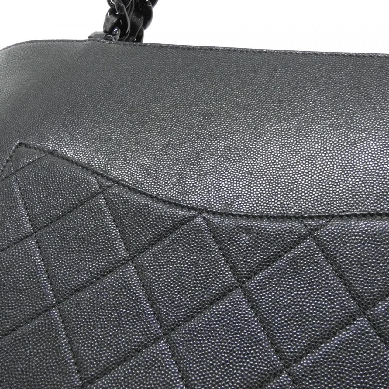 CHANEL AS2304 手提包 荔枝紋牛皮 黑色 荔枝紋牛皮 中古品A - 縮圖 5