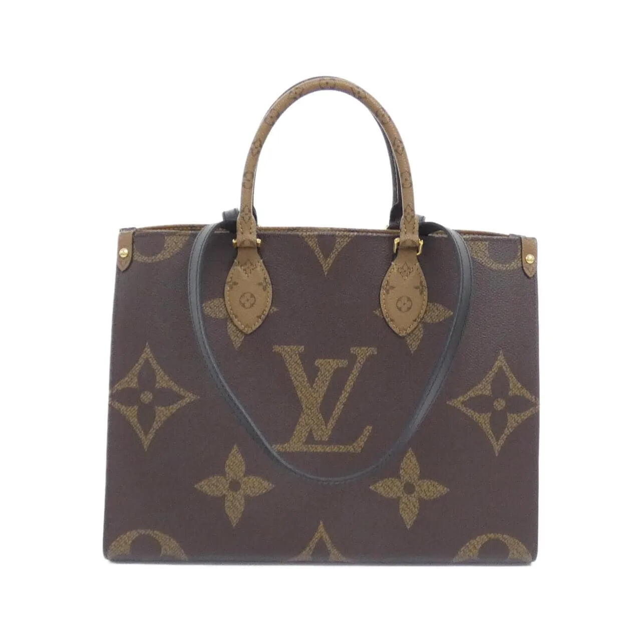 LOUIS VUITTON OnTheGo M45321 Handbag Monogram Black