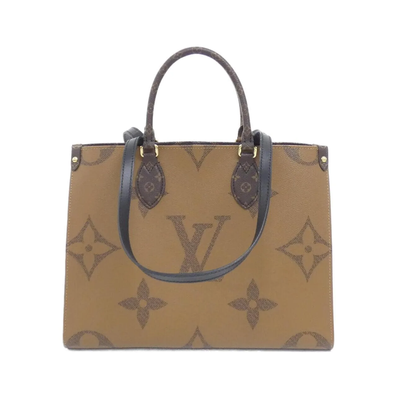 LOUIS VUITTON OnTheGo M45321 Handbag Monogram Black Monogram Rank A - Thumbnail 2