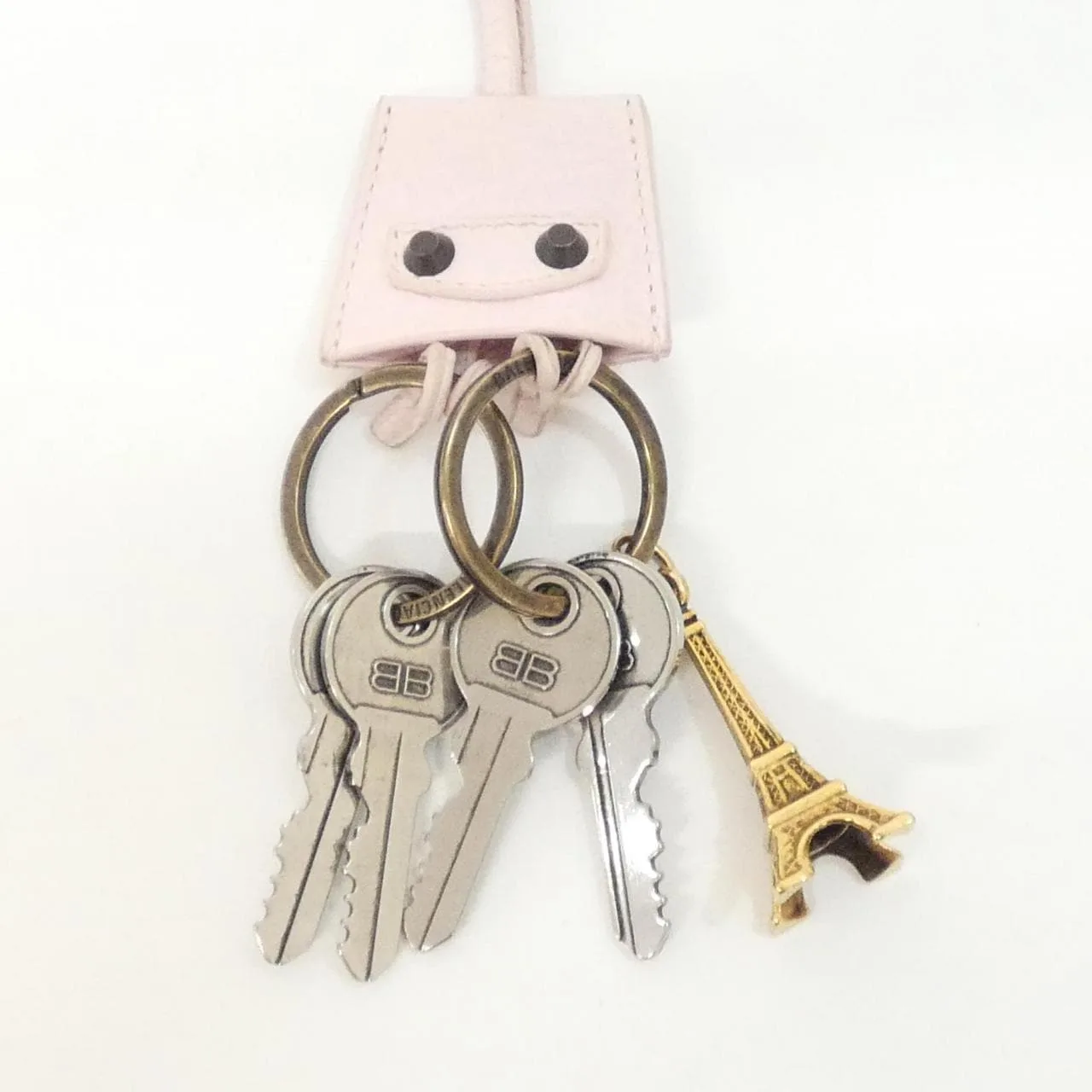 BALENCIAGA 795641 2ABEV Key Case Lambskin 2
