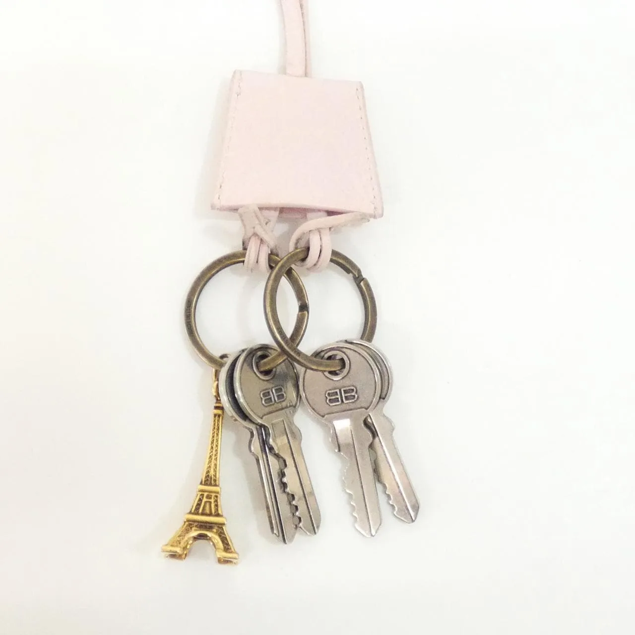 BALENCIAGA 795641 2ABEV Key Case Lambskin 3