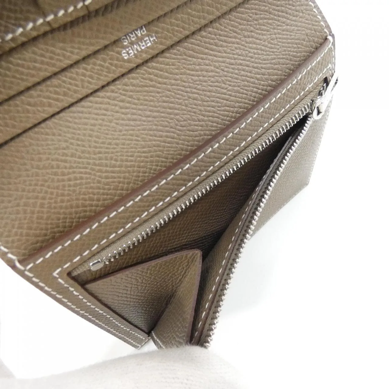 HERMES 039790CK 銀包 Epsom 4