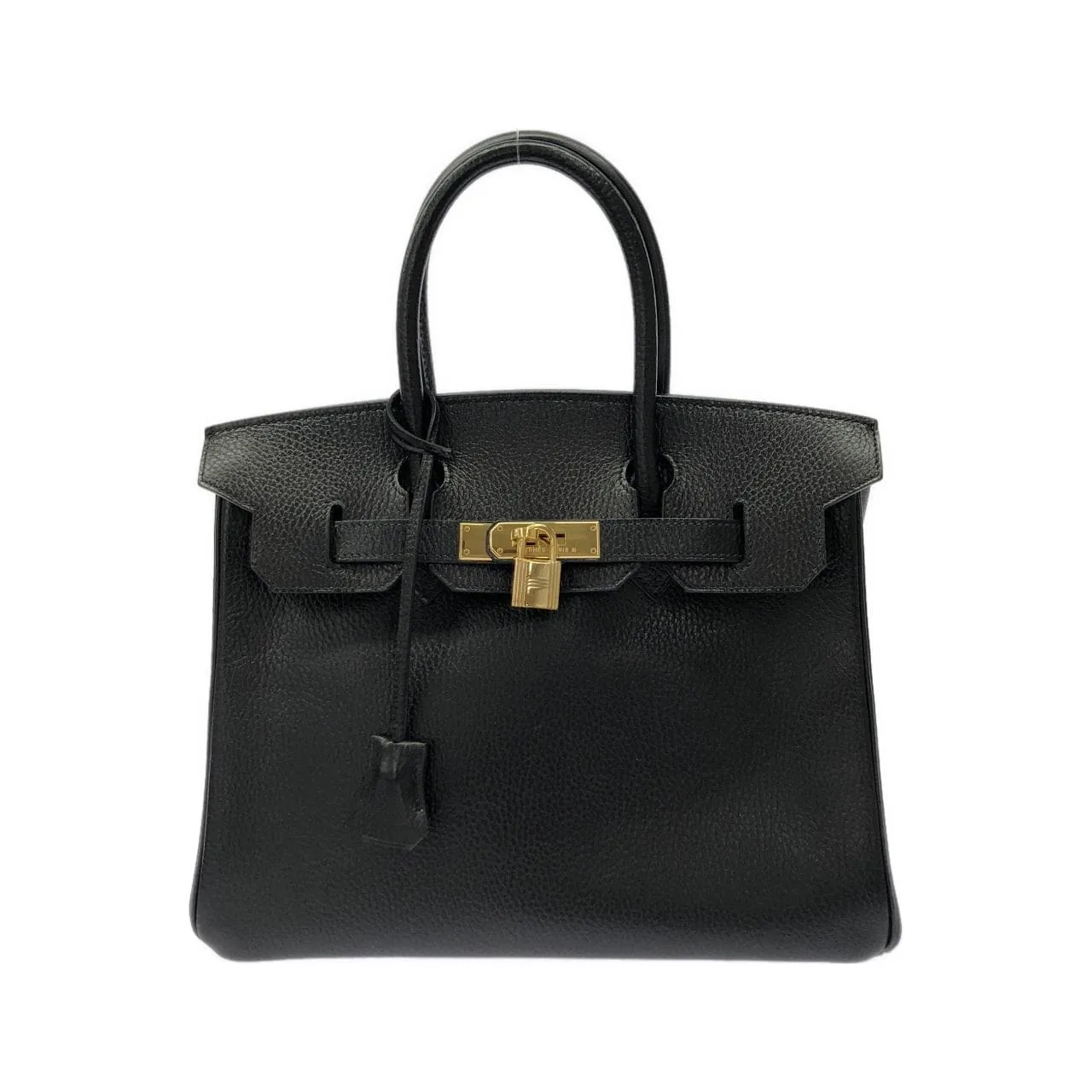HERMES Birkin 021713CC Handbag Black