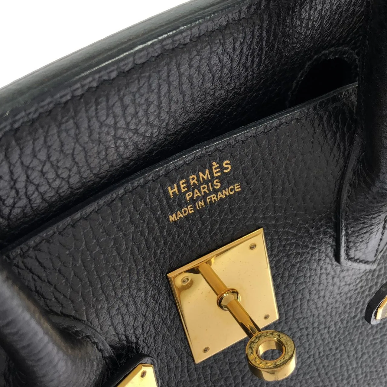 HERMES Birkin 021713CC Handbag Black Rank A - Thumbnail 7