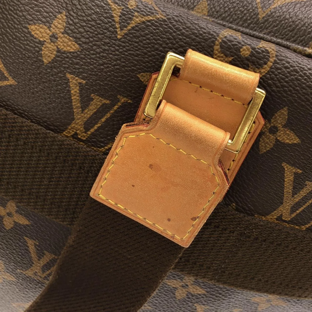 LOUIS VUITTON M40043 手提包 Monogram 黑色 Monogram 中古品B - 縮圖 6