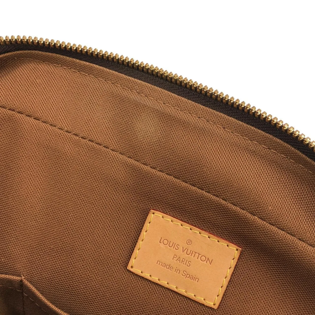 LOUIS VUITTON M40043 手提包 Monogram 黑色 Monogram 中古品B - 縮圖 9