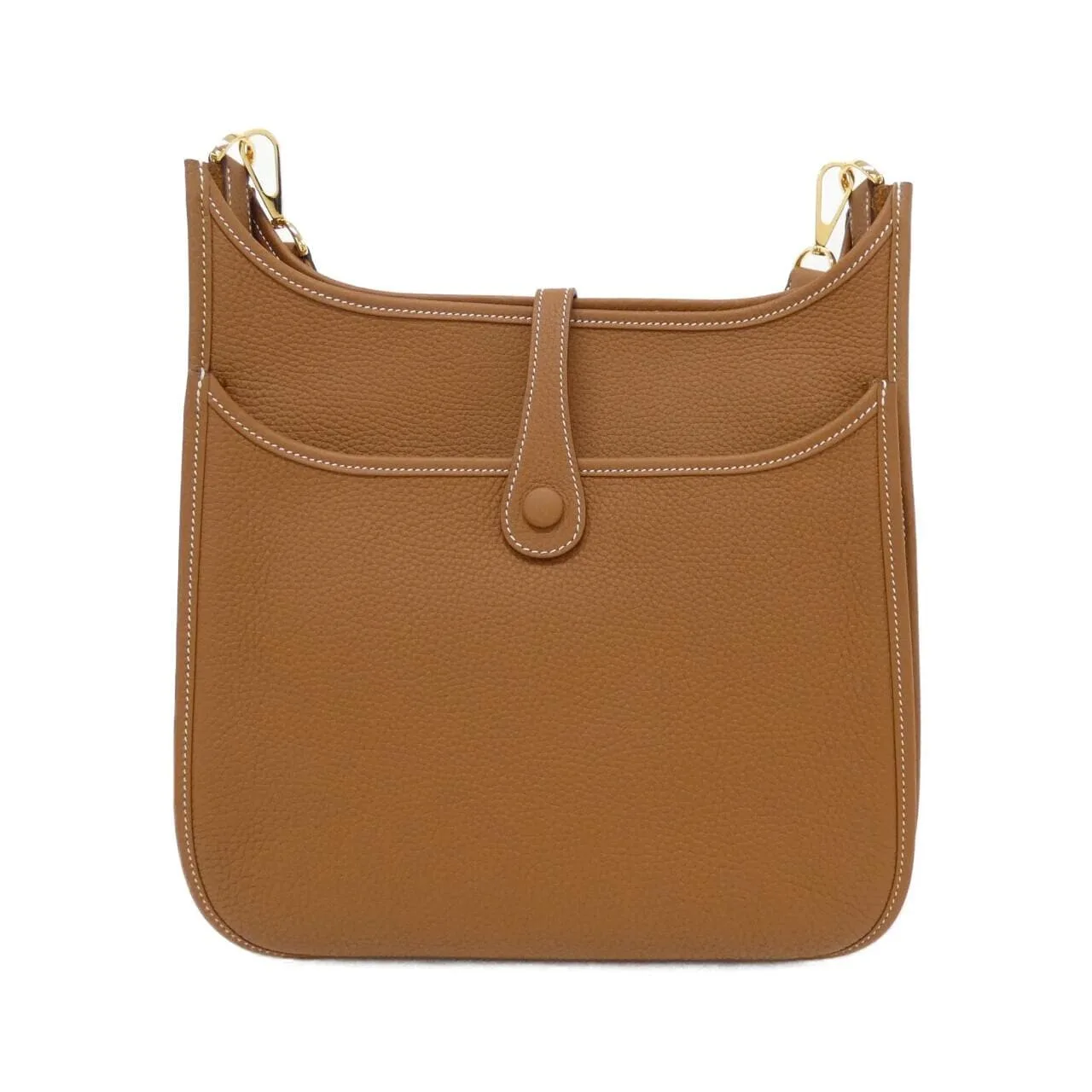 HERMES Evelyne 056277CC Shoulder Clemence Gold Clemence Leather Rank A - Thumbnail 2