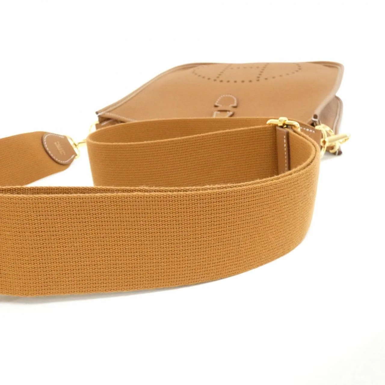HERMES Evelyne 056277CC Shoulder Clemence Gold Clemence Leather Rank A - Thumbnail 4