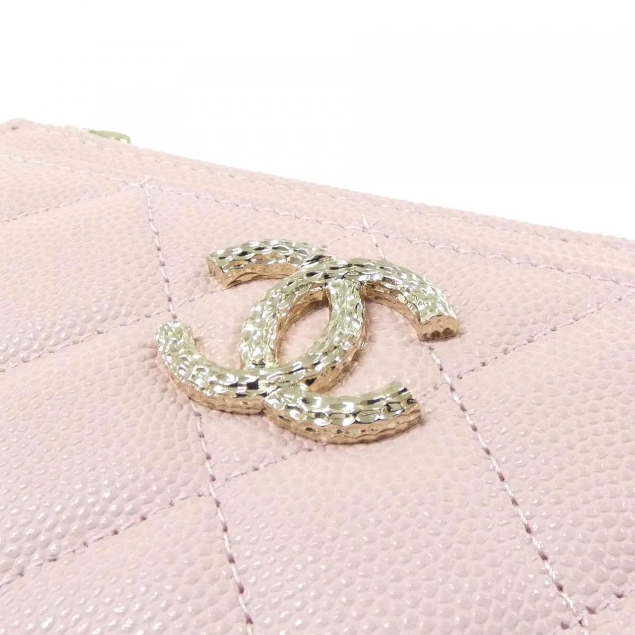 CHANEL AP4257 卡片套 荔枝紋牛皮 粉色 荔枝紋牛皮 中古品A - 縮圖 3