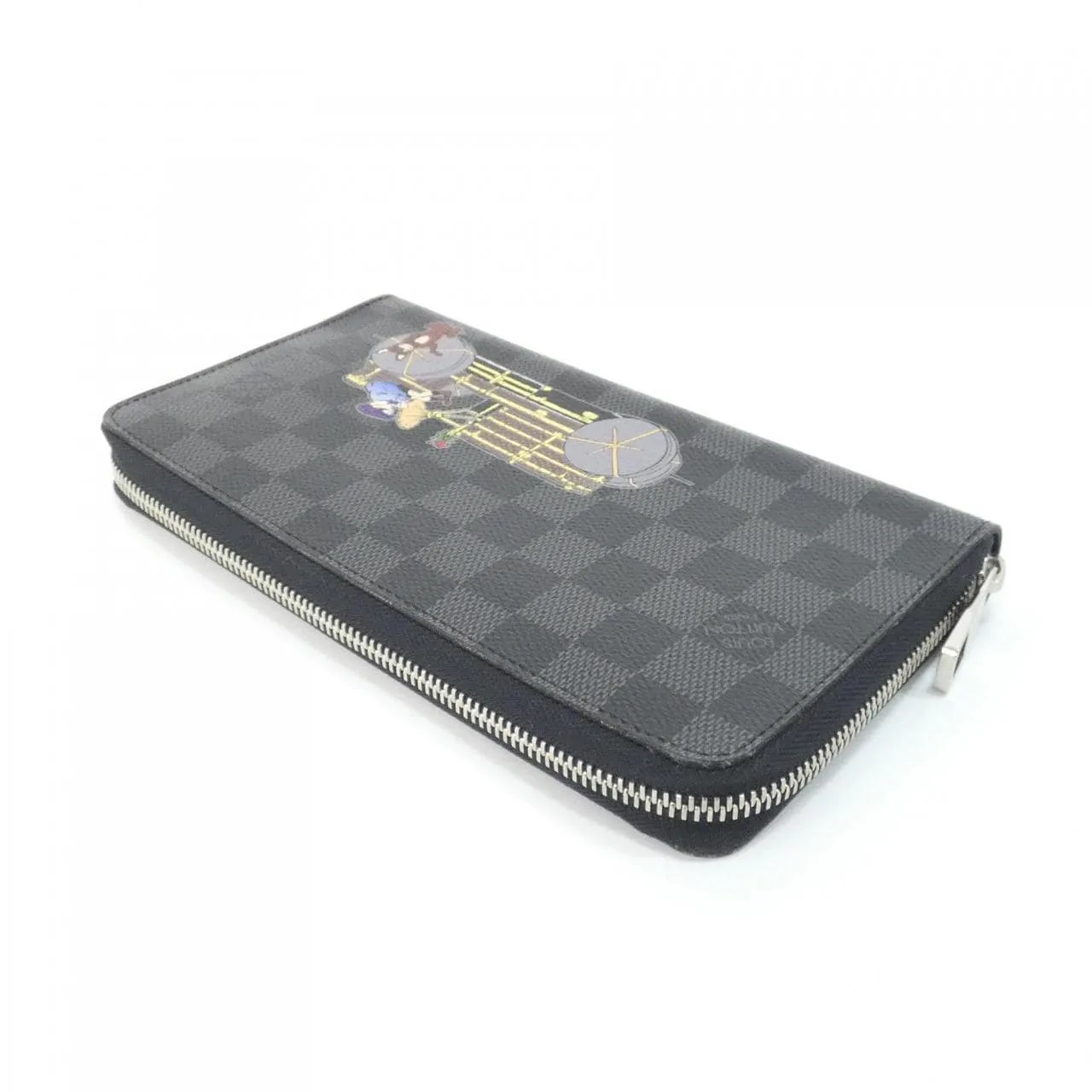 LOUIS VUITTON N63002 銀包 Damier 黑色 Damier 中古品A - 縮圖 3