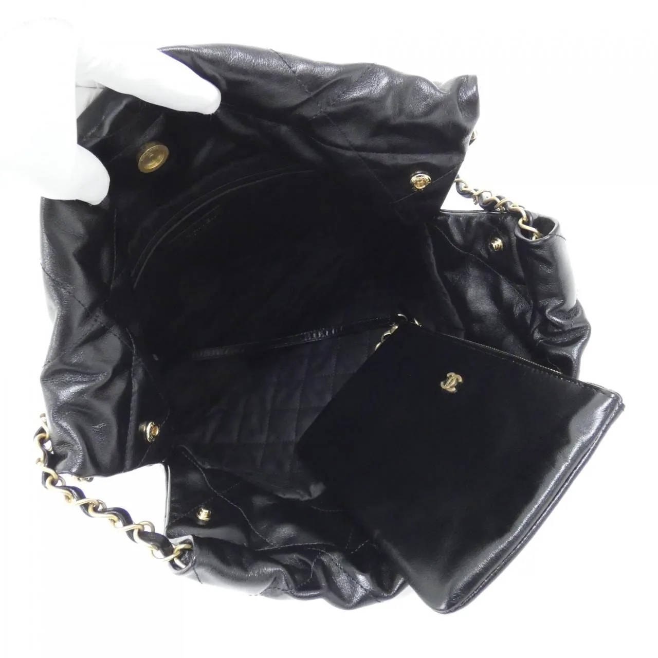 CHANEL Chanel 22 AS3260 Shoulder Black Rank A - Thumbnail 6
