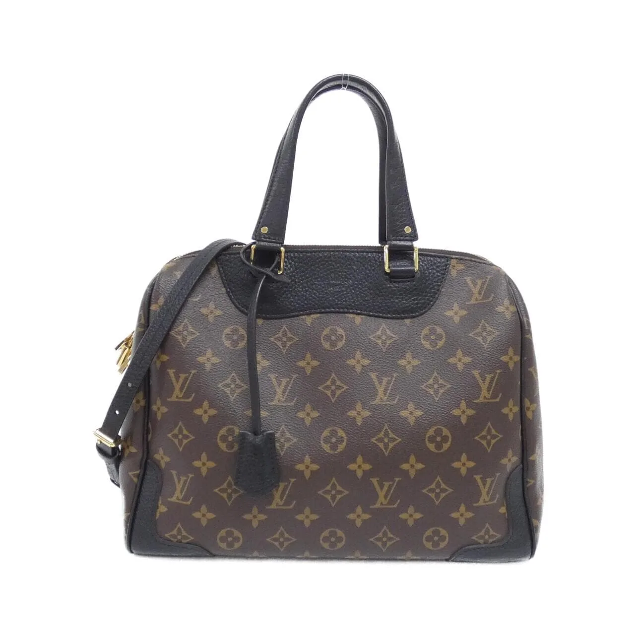 LOUIS VUITTON M50058 Handbag Monogram Black