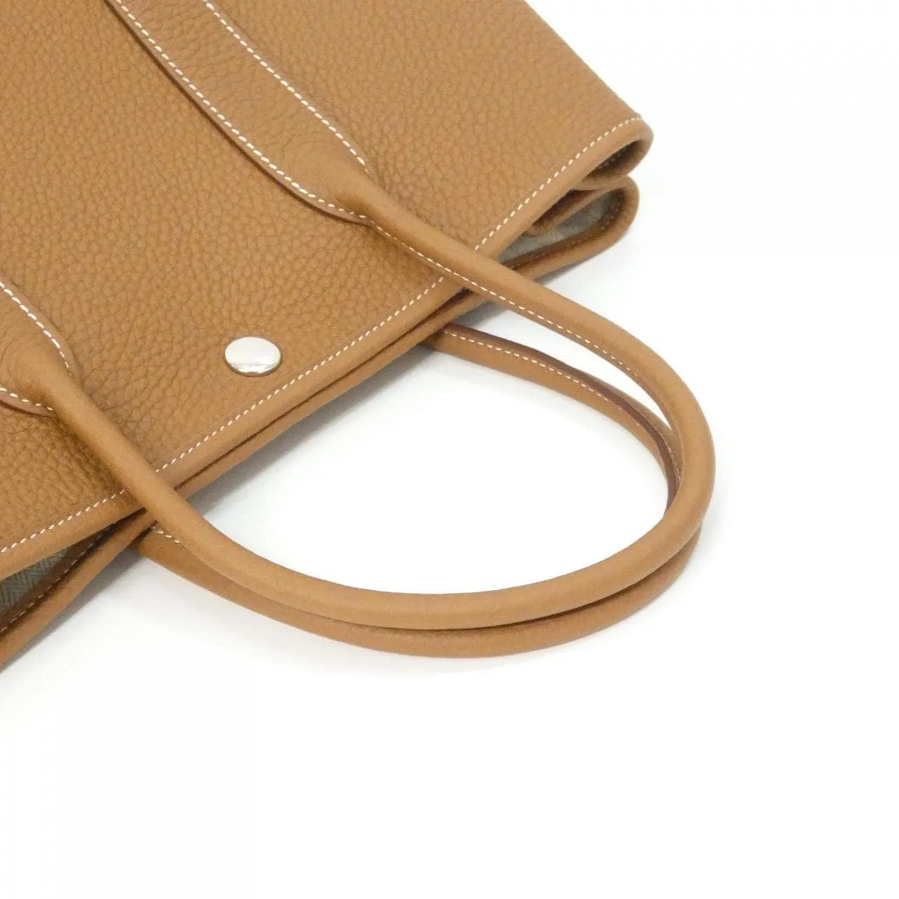 HERMES Garden Party 051568CK Tote Gold Unused - Thumbnail 3