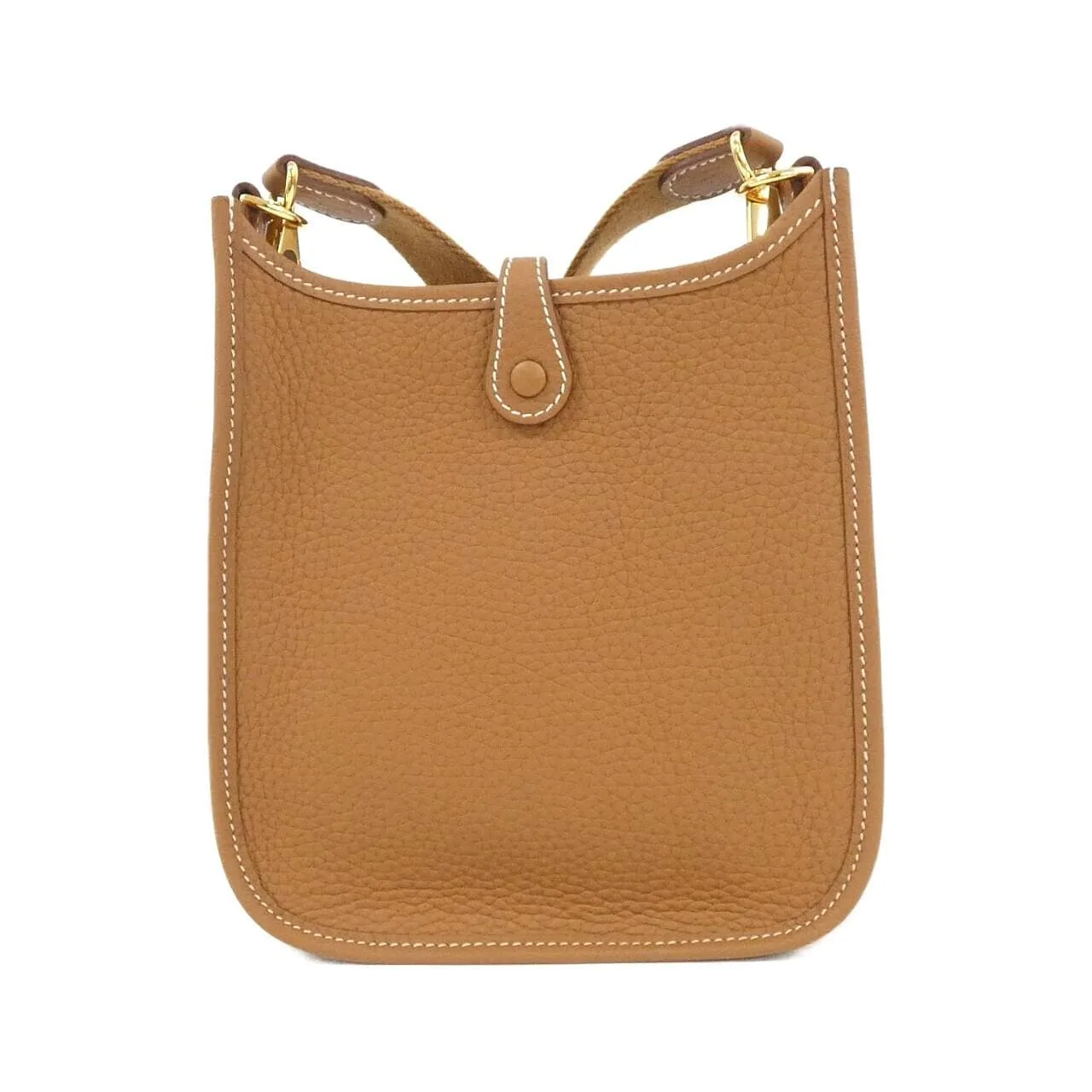 HERMES Evelyne 069426CC Shoulder Clemence 金色 Clemence 皮 未使用品 - 縮圖 2