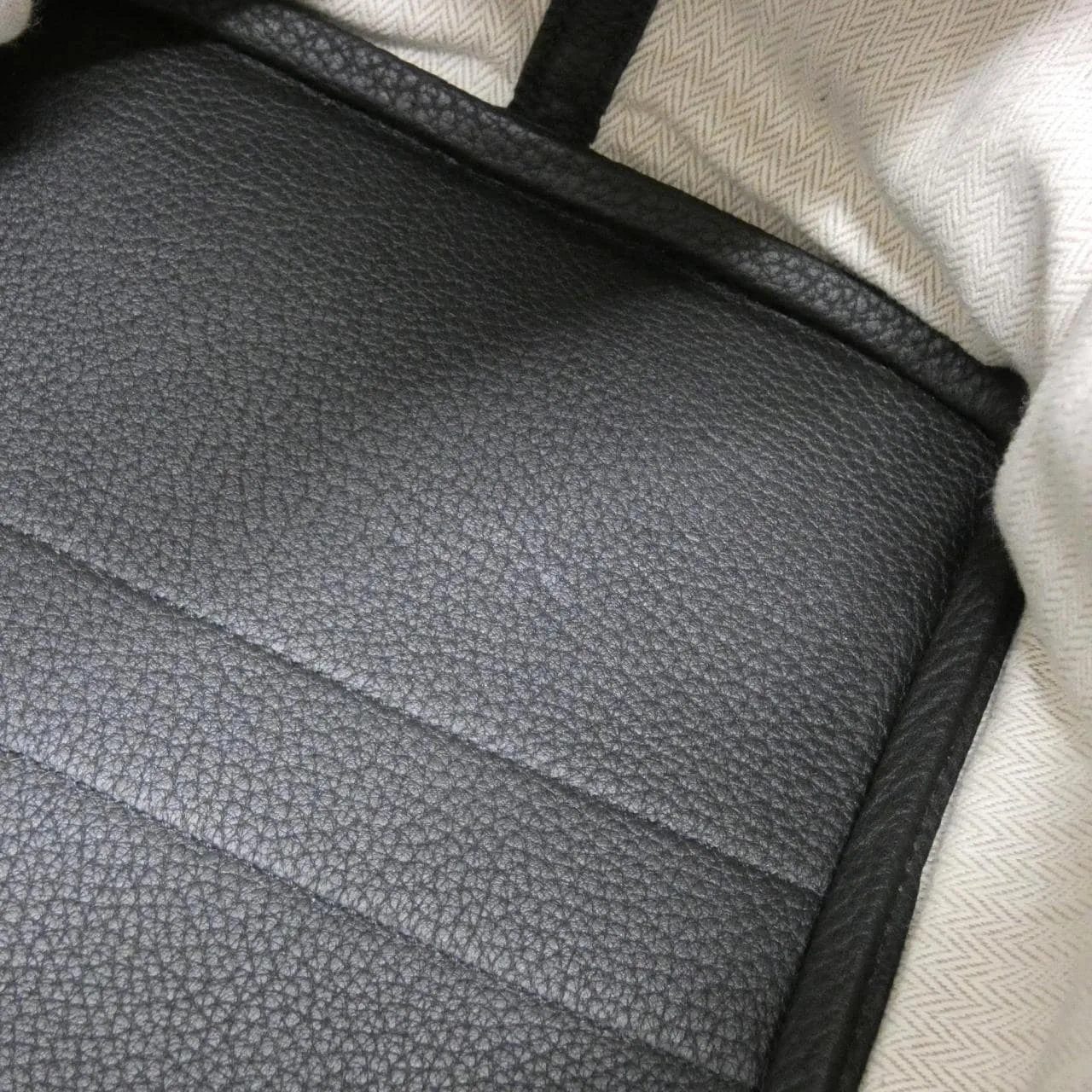 HERMES Garden Party 051559CK Tote 黑色 中古品A - 縮圖 7