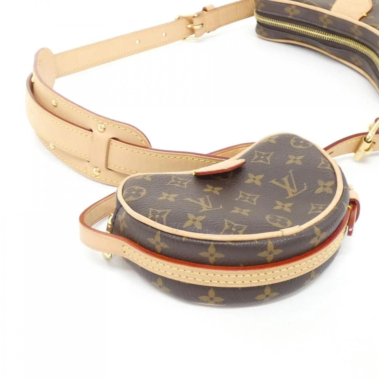 LOUIS VUITTON M46828 肩背包 Monogram 黑色 Monogram 中古品A - 縮圖 8