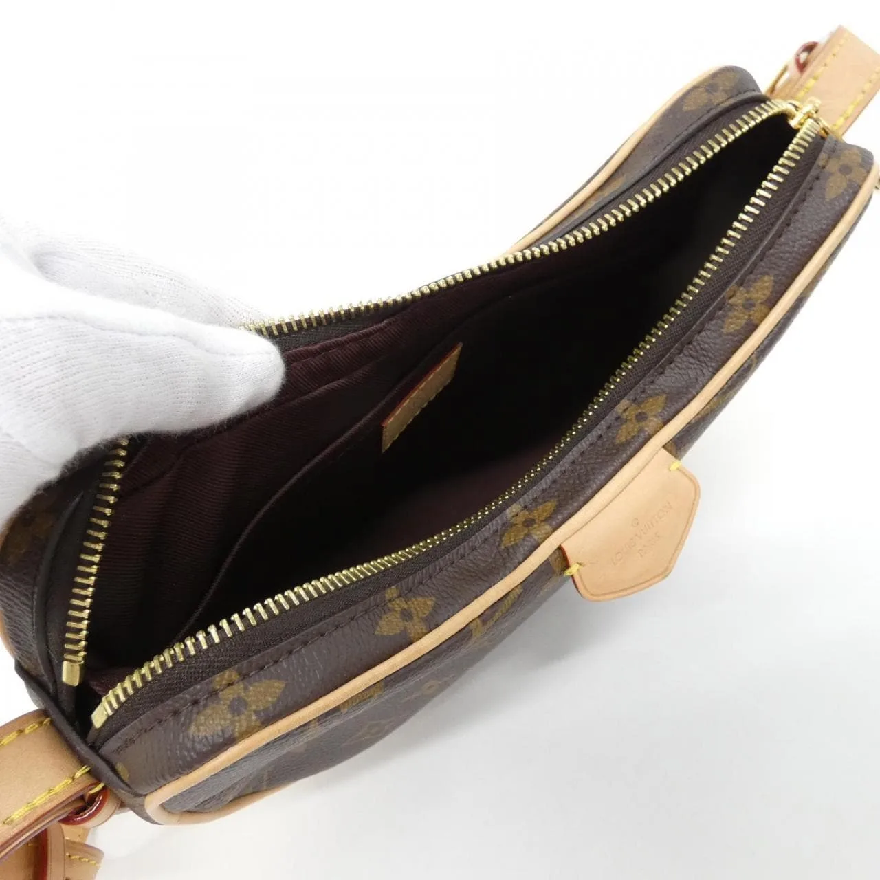 LOUIS VUITTON M46828 肩背包 Monogram 黑色 Monogram 中古品A - 縮圖 9