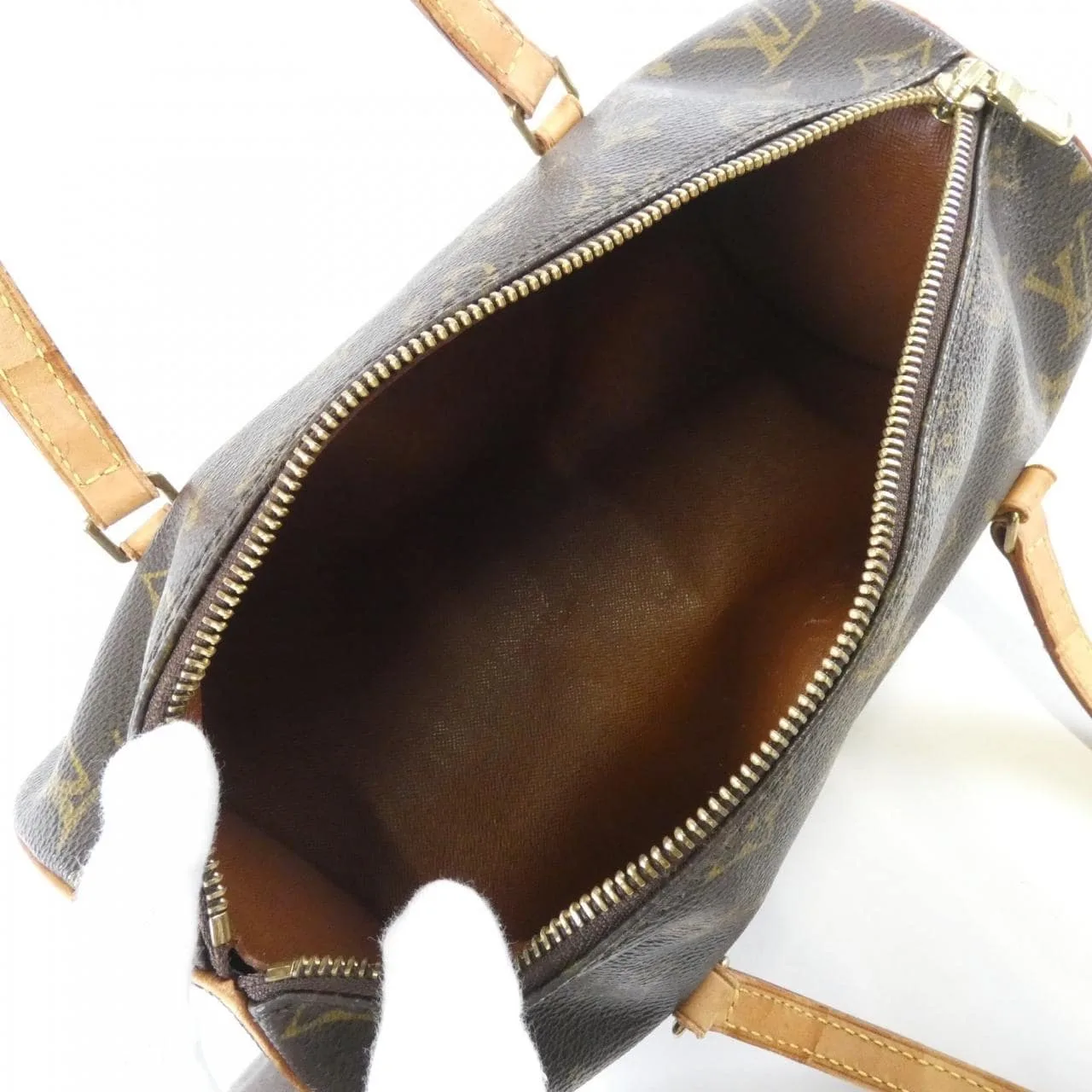 LOUIS VUITTON Papillon M51386 Handbag Monogram Black Monogram Rank B - Thumbnail 7