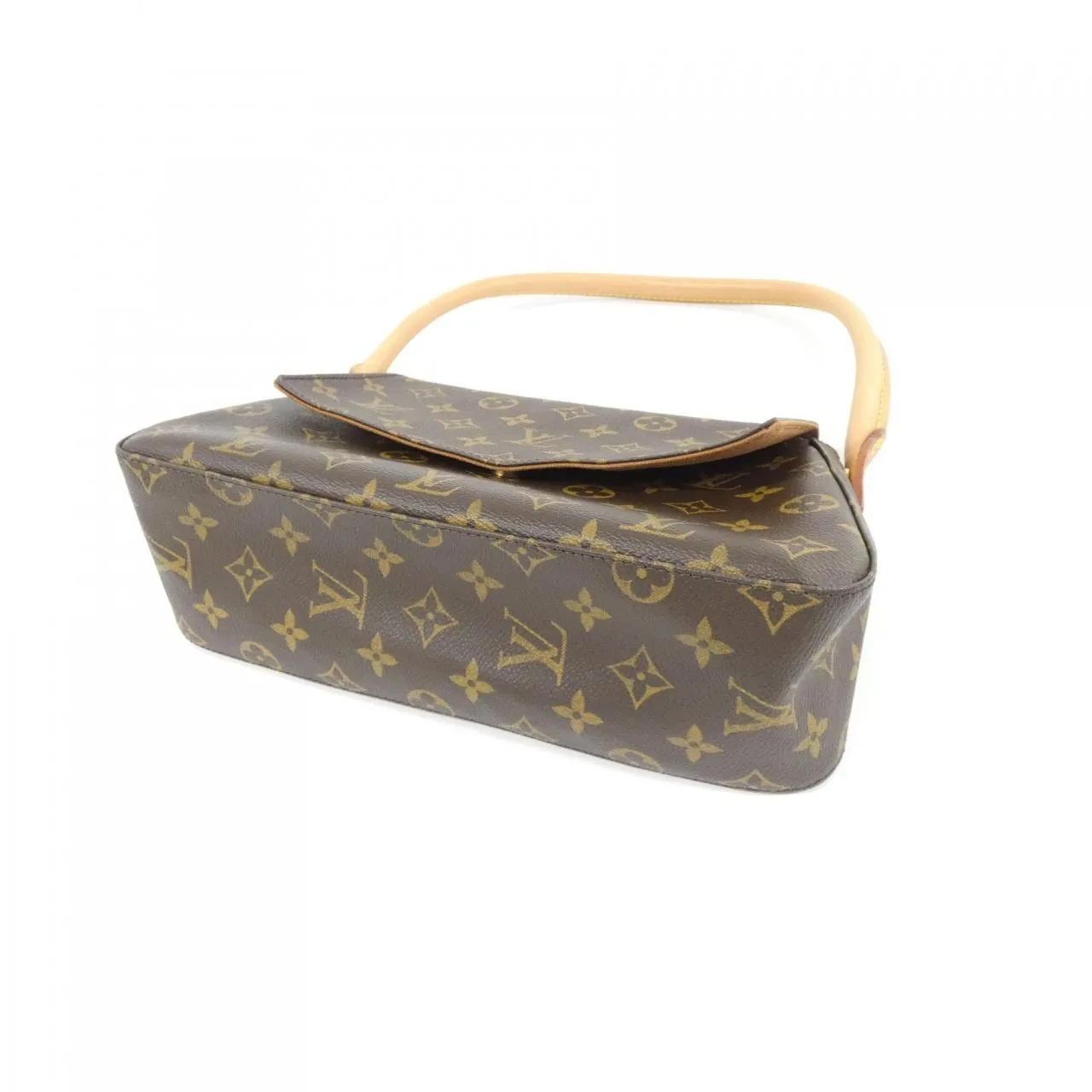 LOUIS VUITTON Looping M51147 Shoulder Monogram 黑色 Monogram 中古品A - 縮圖 3