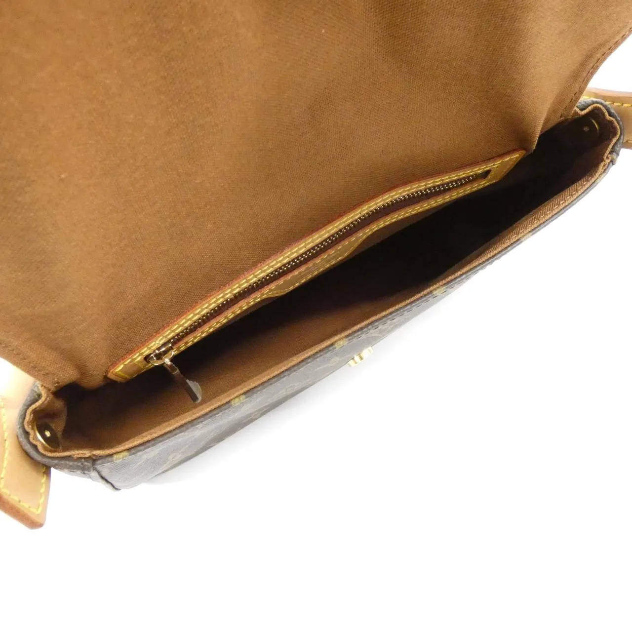 LOUIS VUITTON Looping M51147 Shoulder Monogram 黑色 Monogram 中古品A - 縮圖 6