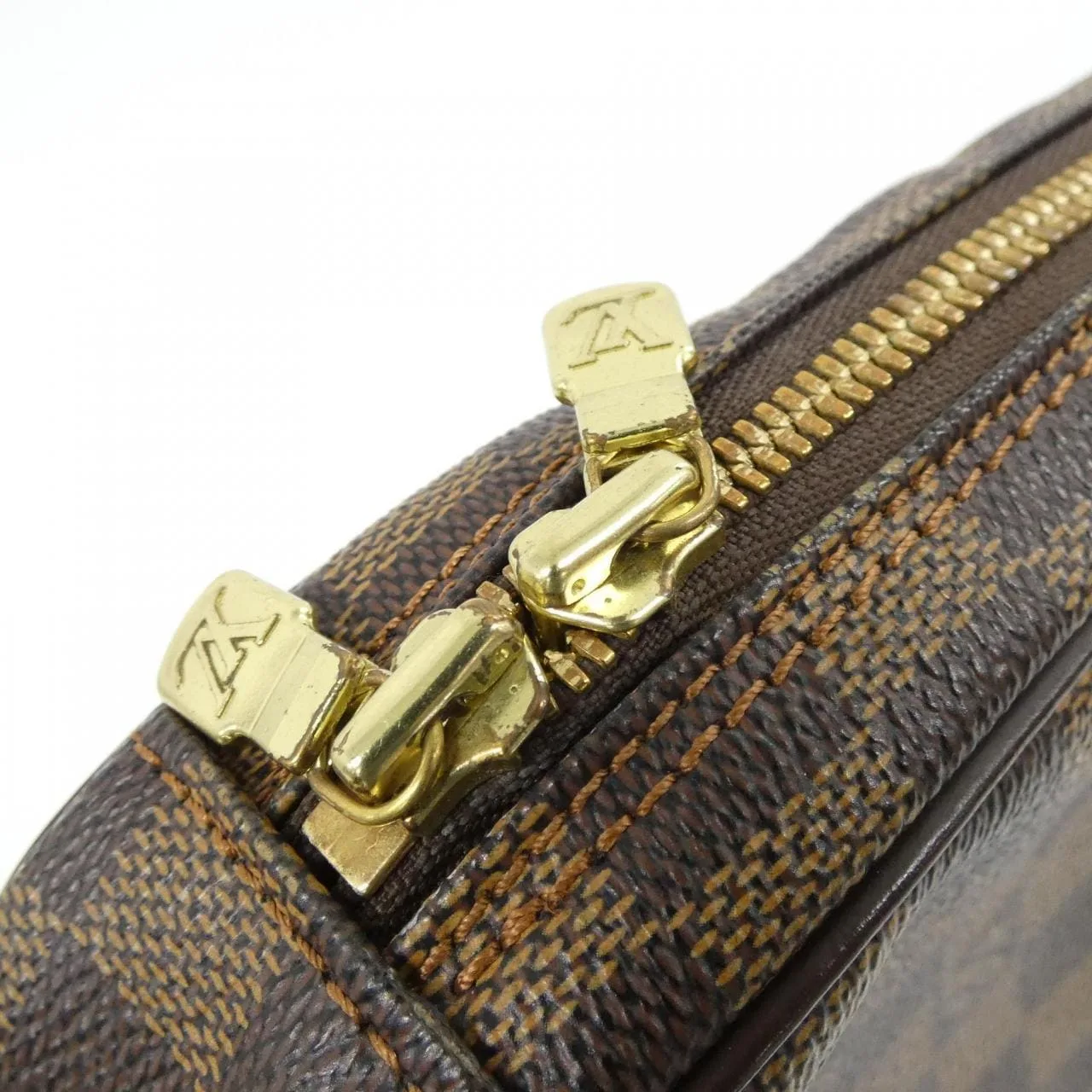 LOUIS VUITTON Pochette N48048 Shoulder Damier Black Damier Rank A - Thumbnail 5