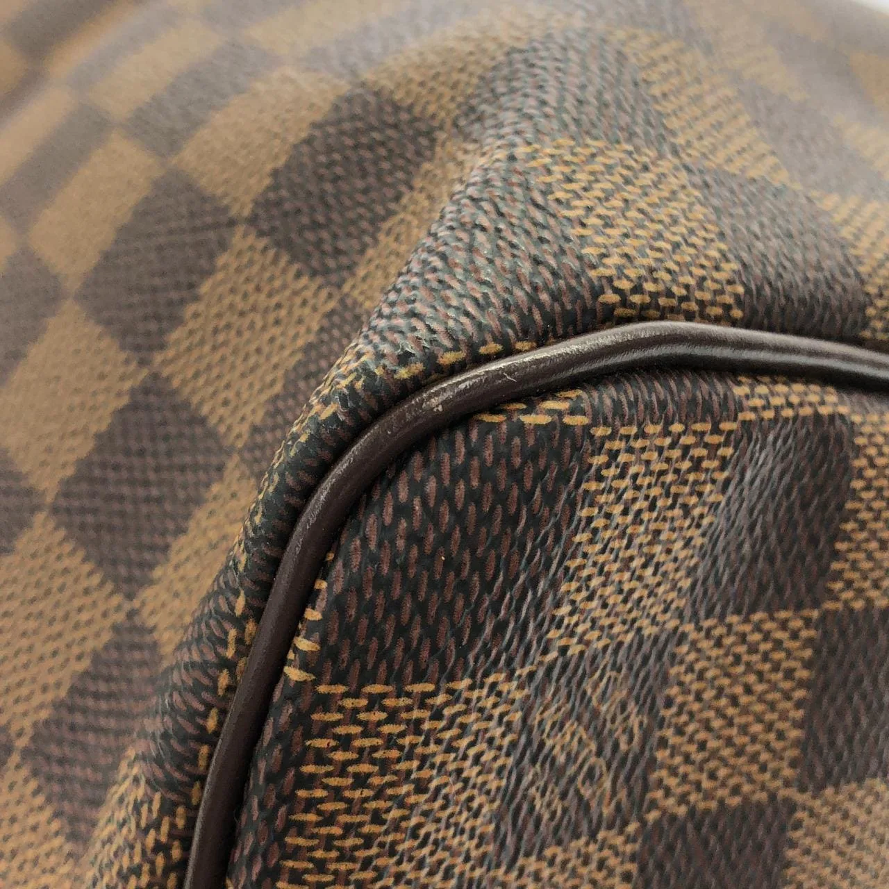 LOUIS VUITTON Keepall N41427 波士頓包 Damier 黑色 Damier 中古品A - 縮圖 3