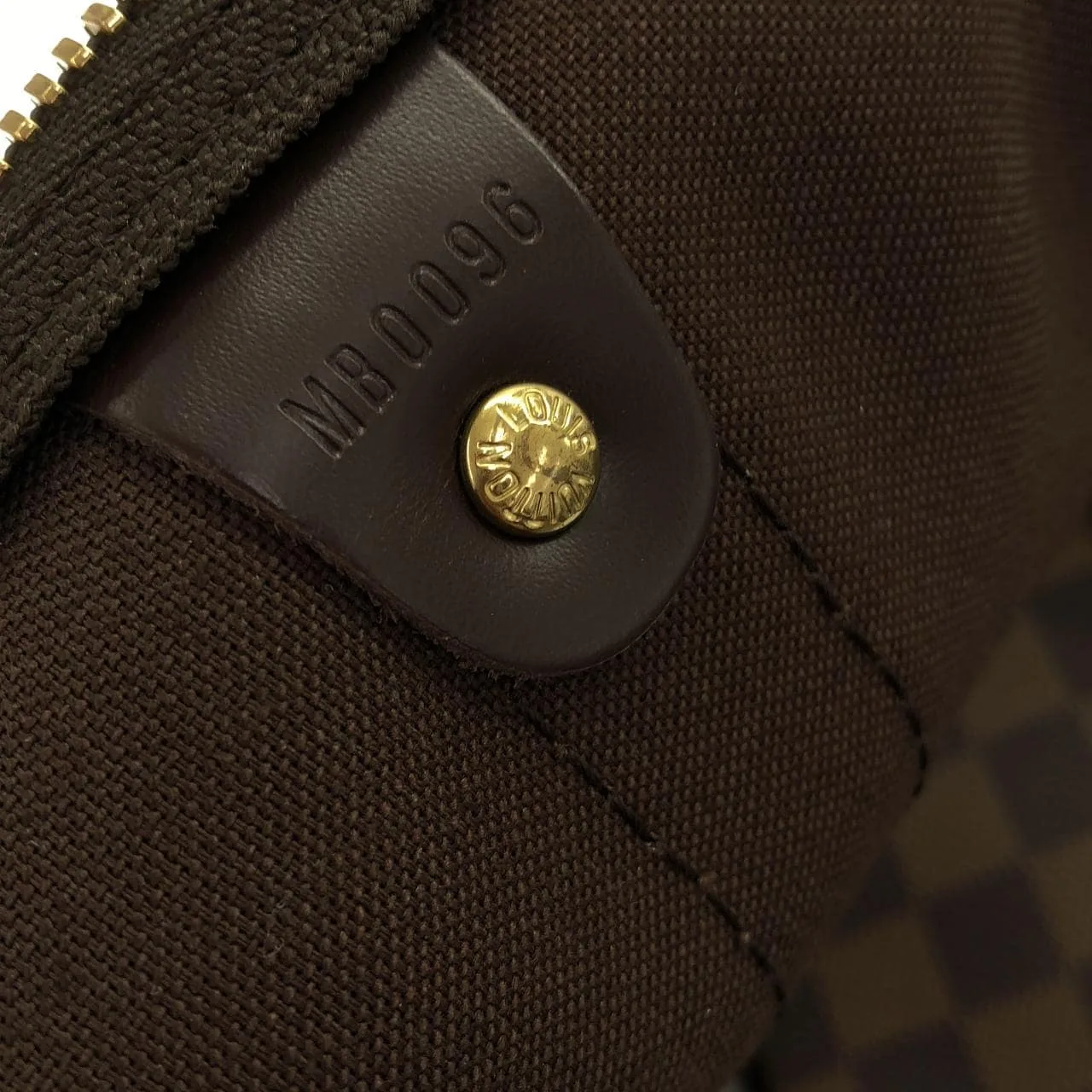LOUIS VUITTON Keepall N41427 波士頓包 Damier 黑色 Damier 中古品A - 縮圖 10