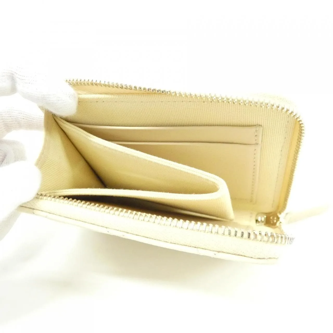CHANEL Timeless Classic AP3999 Wallet Grained Calfskin Beige Grained Calfskin Unused - Thumbnail 4