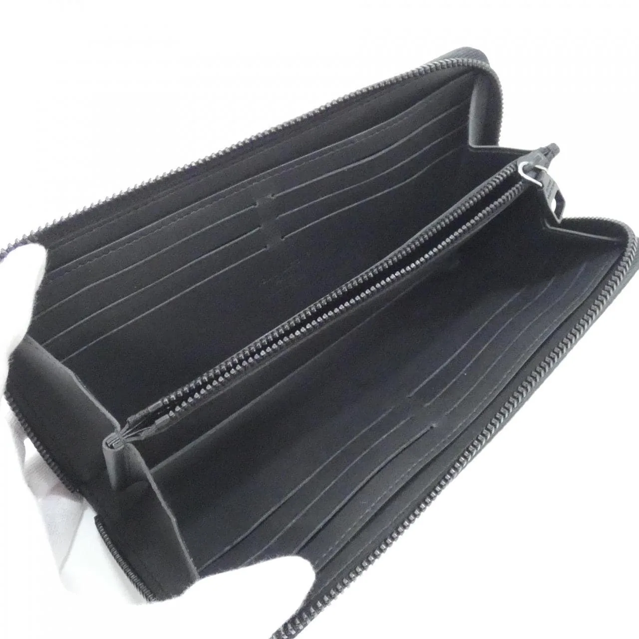 LOUIS VUITTON M25959 銀包 羊皮 黑色 羊皮 中古品A - 縮圖 4