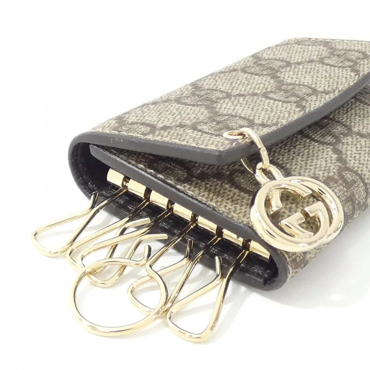 GUCCI 212111 KGDDG 鎖匙包 帆布 2
