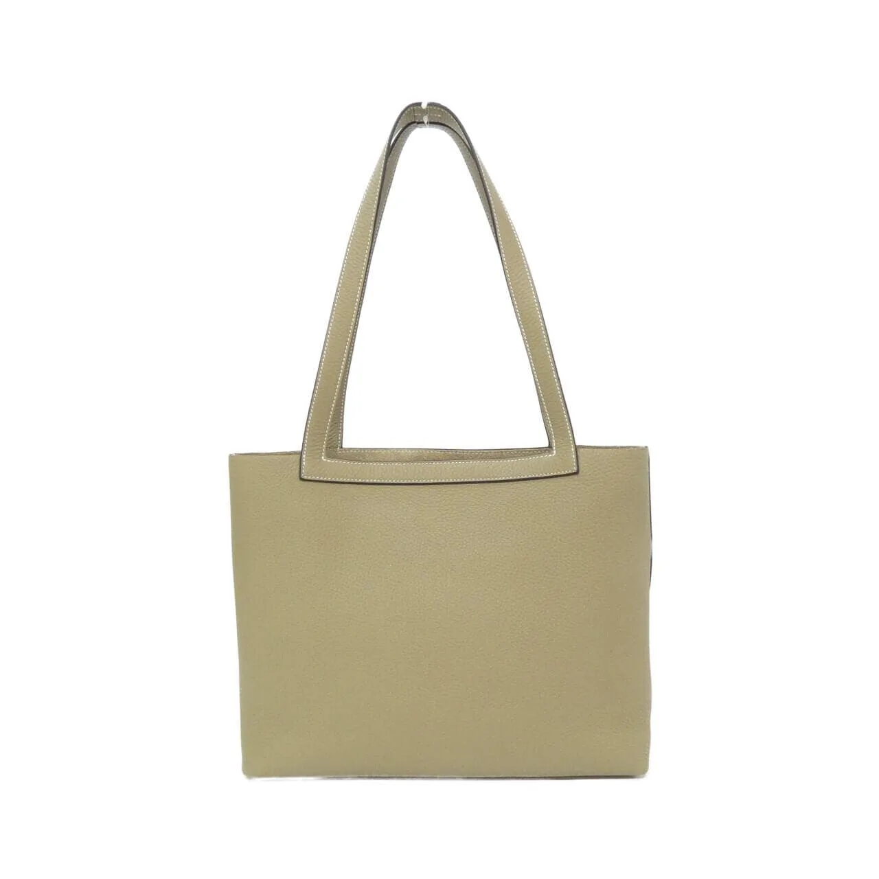 HERMES 082201CA Handbag Clemence Beige Clemence Leather Rank A - Thumbnail 2